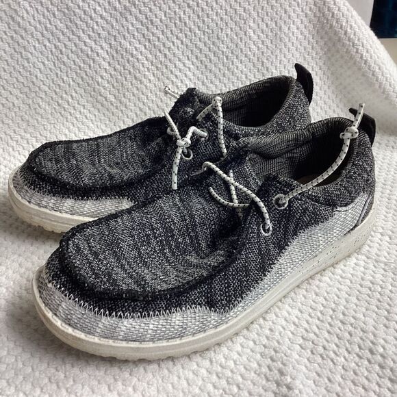 Hey Dude Wally Storm Sox Casual Slip-On‎ Shoes Gray Colorblock Womens Size 7 38 - Picture 7 of 16